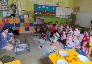Dzieci z przedszkola podczas warsztatów