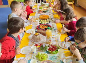 Spotkanie Wielkanocne w grupie Żabek i Pszczółek